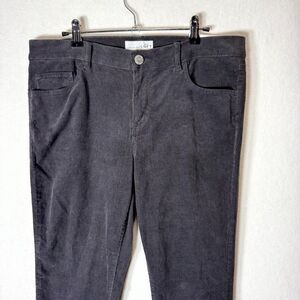 Loft Women's Gray Corduroy Pants Size 10/30 Modern Skinny